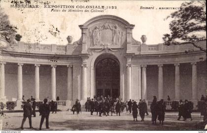 Marseille - Exposition Coloniale 1922 - Palais du Ministere des Colonies - CPA