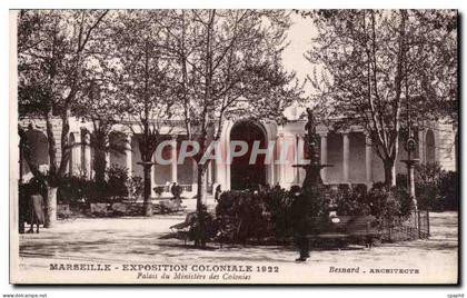 Marseille - Exposition Coloniale 1922 - Palais du Ministeres des Colonies - CPA