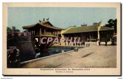 Marseille - Exposition Coloniale 1922 - Tonkin et Annam CPA