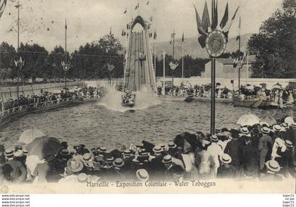 Marseille - Expositions Coloniales - Water Toboggan