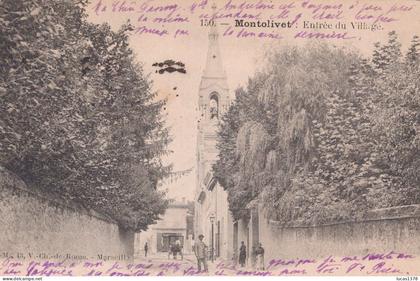 13  / MARSEILLE / MONTOLIVET / ENTREE DU VILLAGE / GM 150