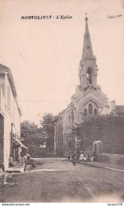 13 / MARSEILLE / MONTOLIVET /  L EGLISE / ANIMEE