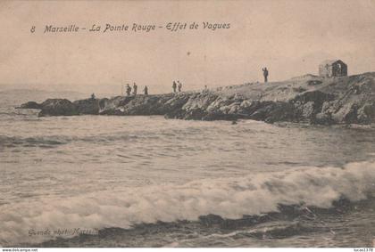 13 /MARSEILLE / LA POINTE ROUGE / EFFET DE VAGUES / GUENDE 8
