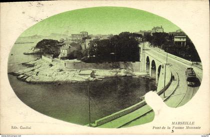 CPA Marseille Pont de la Fausse Monnaie