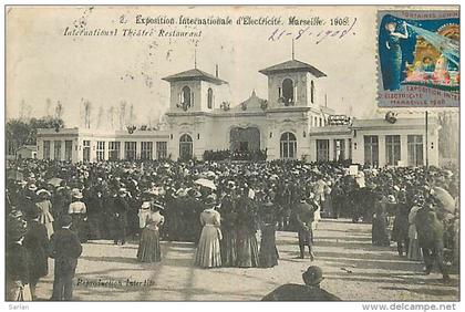 13 , MARSEILLE , Exposition d'électricité 1908  , * 184 75