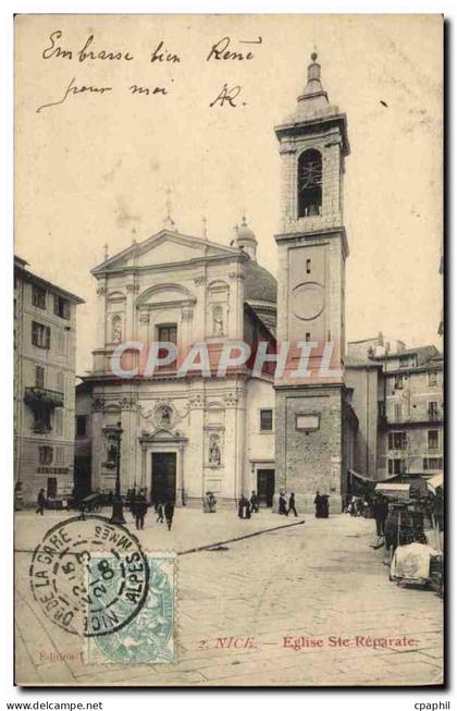 CPA Nice Eglise Ste Reparate