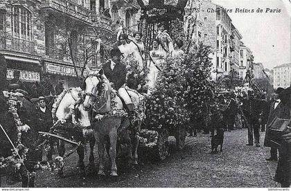 NICE - FETES DU PRINTEMPS - CHAR DES REINES DE PARIS