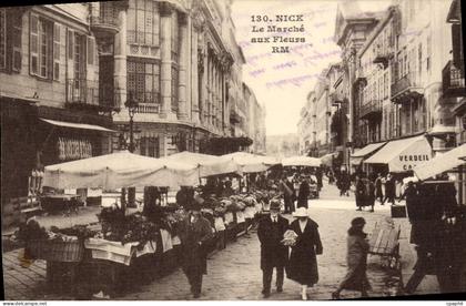 CPA Nice Le Marche aux Fleurs