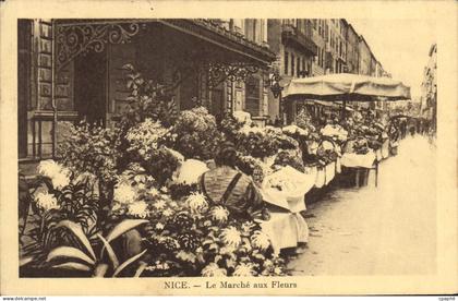 CPA Nice Le Marche aux Fleurs