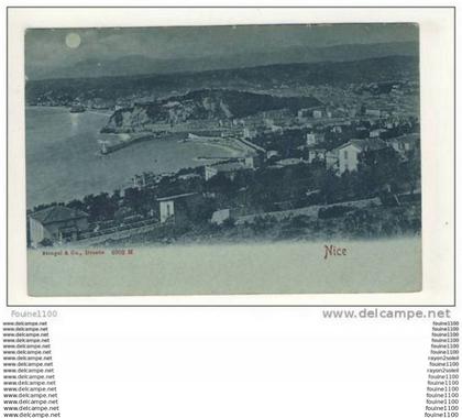 carte de nice  ( effet de nuit )