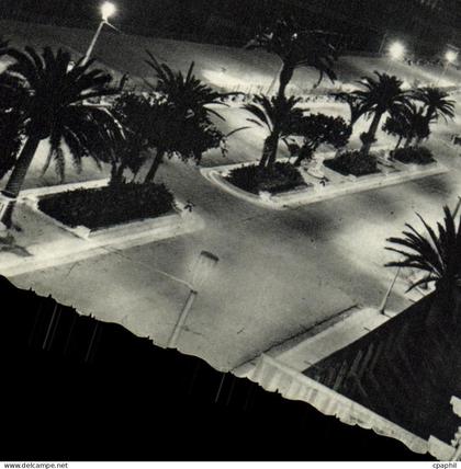 CPA Nice la Nuit La Baie des Anges