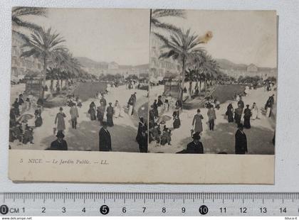I122198 Cartolina Francia - Nice - Le jardin public