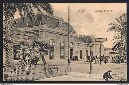 CPA Nice, La Gare
