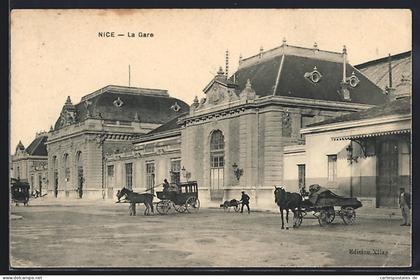 CPA Nice, La Gare