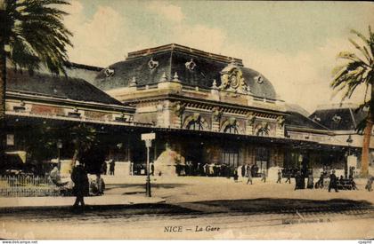 CPA Nice La Gare