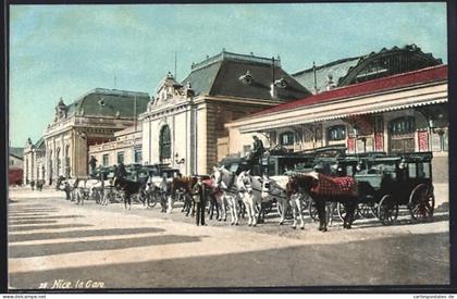 CPA Nice, la gare, La Gare