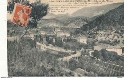 BD  - 415  C P A   ST CLAIRE- LEVENS  (06 )  LIGNE DU TRAM