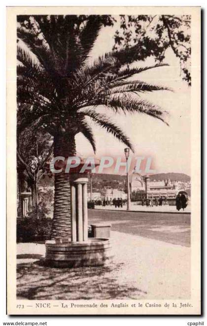 CPA Nice La Promenade Des Anglais Et Le Casino De La Jetee