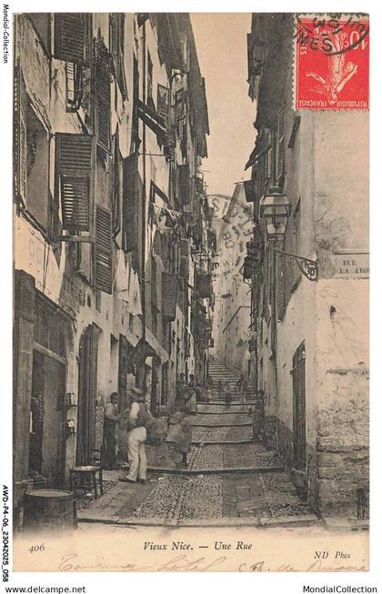 AWDP4-0237-06 - VIEUX NICE - Une rue