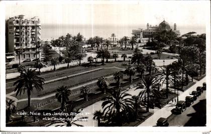 CPA Nice Les Jardins Albert et le Casino dela Jetee