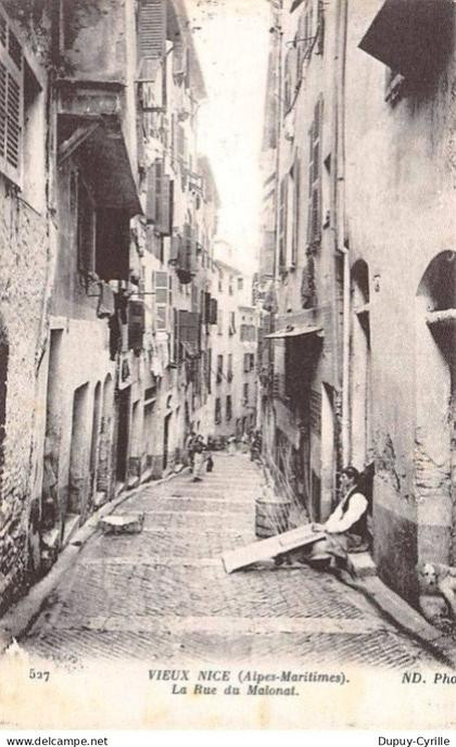 NICE - Vieux Nice - La Rue du Malonat - très bon état