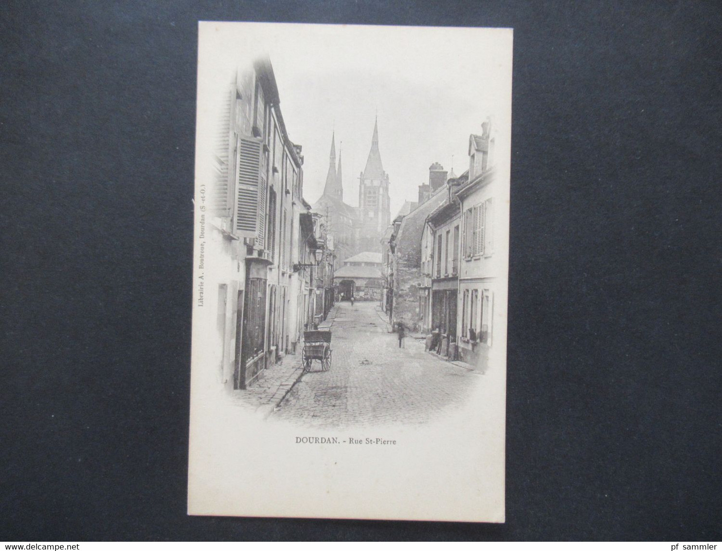 Frankreich um 1900 Dourdan Rue St-Pierre Verlag Librairie A. Boutroue, Dourdan (S -  et O.)