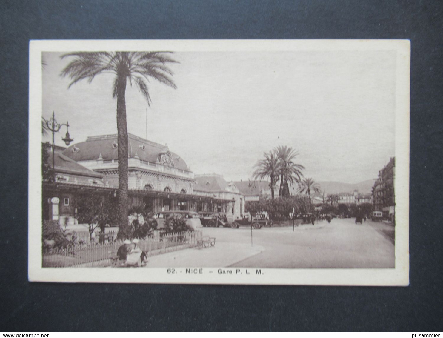 Frankreich um 1910 Nice / Nizza Gare P.L.M. Editeur L. Gilletta Nice