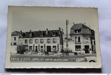 Cpm 1960, Vailly sur Aisne, hôtel du cheval blanc, Aisne 02