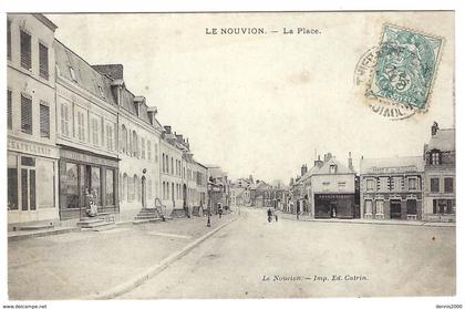 LE NOUVION (02) - Le Nouvion-en-Thiérache - La Place - Ed. Imp. Catrin, Le Nouvion