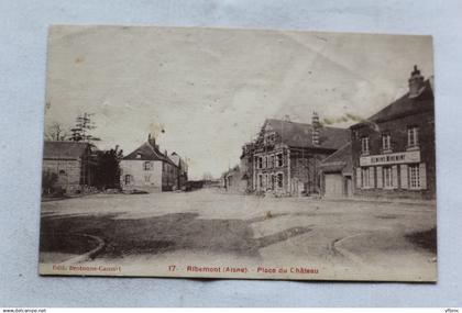 Ribemont, place du château, Aisne 02