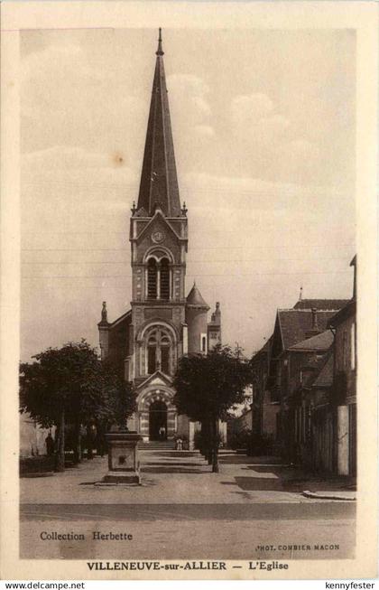 Villeneuve-sur-Allier, LÈglise
