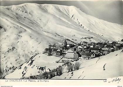 Carte Postale - 05 - Le Chazelet - Vue Générale - Le Plateau d'En-Paris - Hiver - Neige - CPSM grand format - Voir Scans