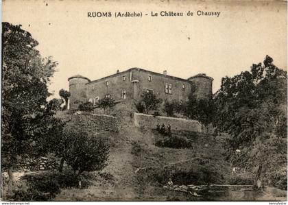 Ruoms, Le Chateau de Chaussy