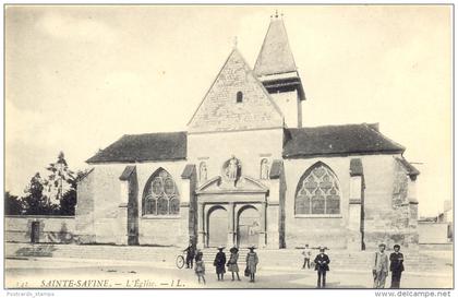 Sainte-Savine, LÈglise, um 1910