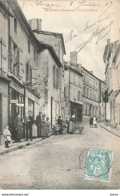 BLANZAC - La Grand'Rue - Coiffeur - R. Rippe Cordonnier