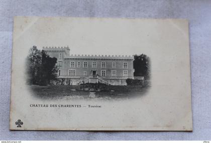 Touvérac, château des Charentes, Charente 16