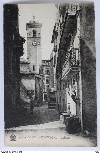 CPA [20] [2A] Corse du Sud - BONIFACIO - L'Eglise
