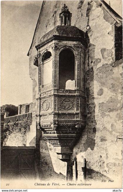 CPA VITRE Chateau de Vitre - Chaire Exterieure (1295672)