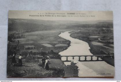 Domme, panorama de la vallée de la Dordogne 24