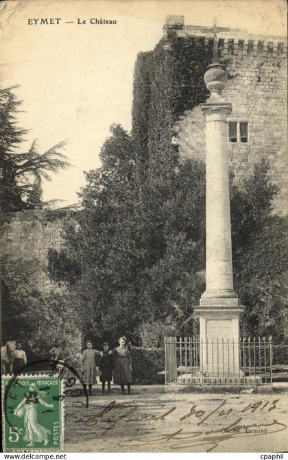 CPA Eymet Le Chateau Enfants