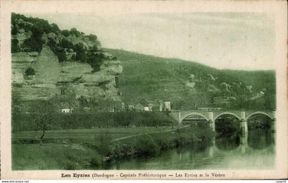 CPA Les Eyzies Capitale prehistorique Les Eyzies et la Vezere