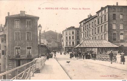 25-6094 : BOURG-DE-PEAGE. PLACE DU MARCHE.