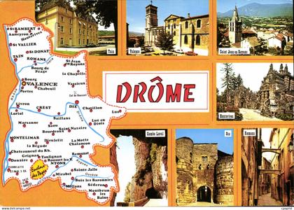 CPSM Drome Communes Habitants Le Departement Falsait Partie De