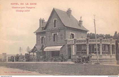 27 - EURE - SAINT-PIERRE-DU-VAUVRAY - 10560 - Hôtel de la Gare- Café veuve E.Girga