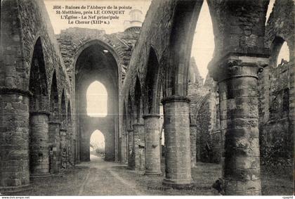 Pointe Saint Mathieu - Ruines de l Abbaye - CPA