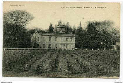 CPA - Cartes Postale - France - Macau - Château La Houringue ( CP4773 )