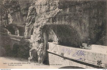 CP-EUROPE-France - 38 ISÈRE - LES GRANDS GOULETS, Tunnels et Ponts