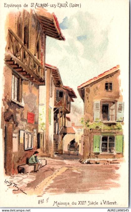 42 VILLERET - vieilles maisons du bourg