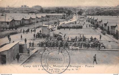 MONTOIR-de-BRETAGNE - Camp Américain " GUTHRIE " - Bird's eye view, looking N.W. - Guerre 1914-1918 - Militaires