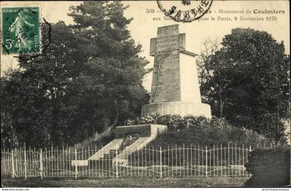 CPA Coulmiers Loiret, Monument de Coulmiers